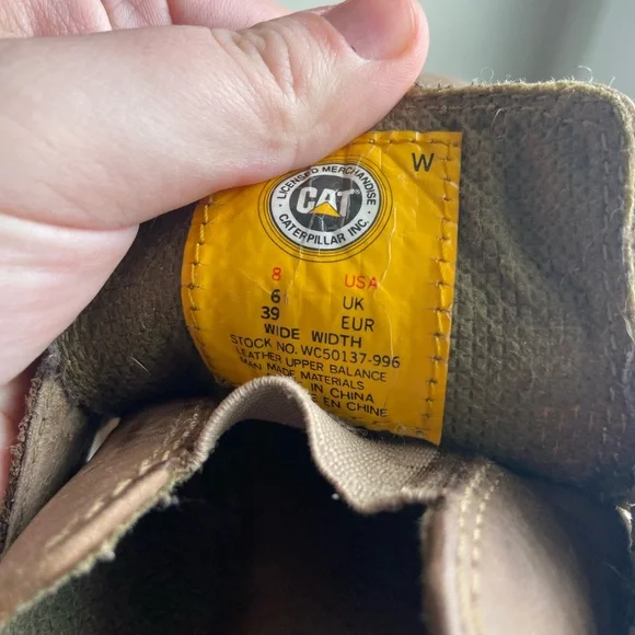 CAT Leather Clogs - Picture 4 of 4